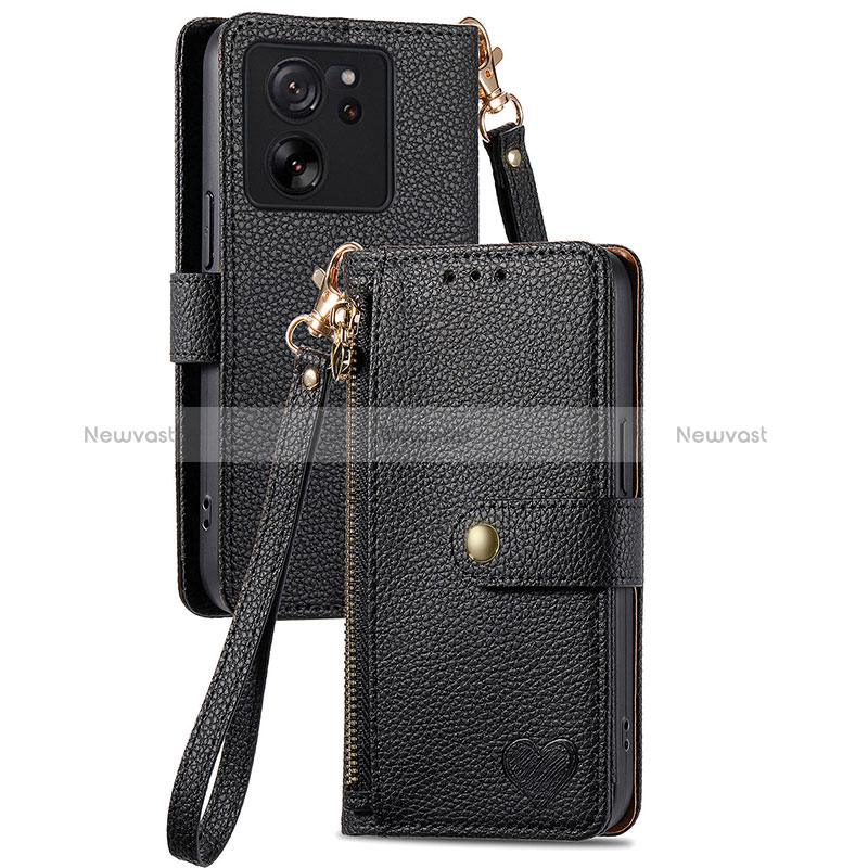 Leather Case Stands Flip Cover Holder S15D for Xiaomi Mi 13T Pro 5G