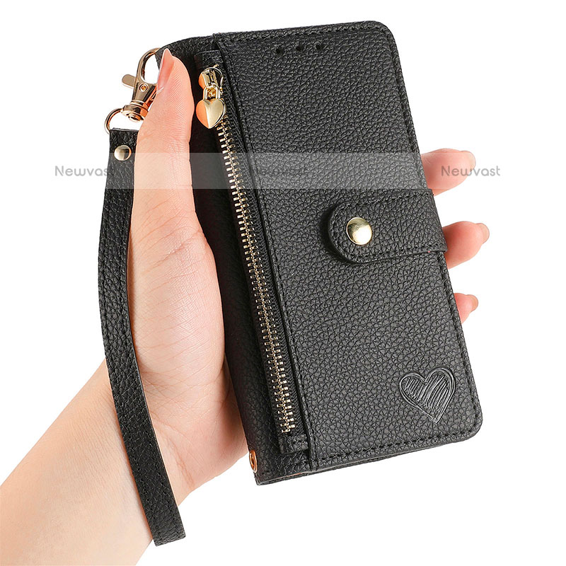 Leather Case Stands Flip Cover Holder S15D for Xiaomi Redmi K60 Ultra 5G