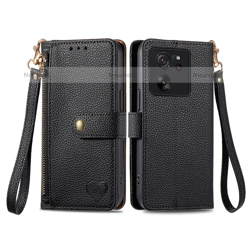 Leather Case Stands Flip Cover Holder S15D for Xiaomi Redmi K60 Ultra 5G