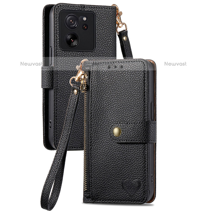 Leather Case Stands Flip Cover Holder S15D for Xiaomi Redmi K60 Ultra 5G