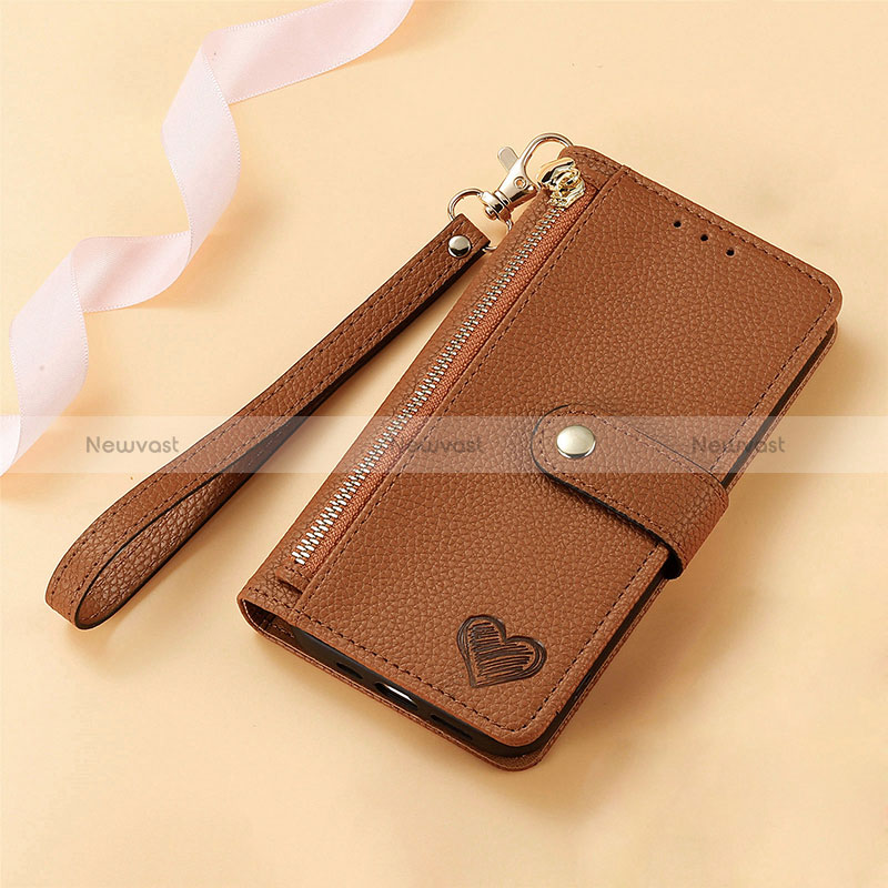 Leather Case Stands Flip Cover Holder S16D for Samsung Galaxy S22 Ultra 5G