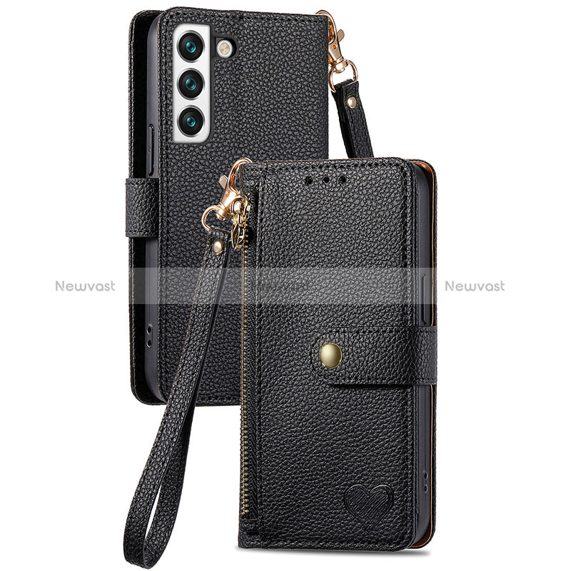 Leather Case Stands Flip Cover Holder S16D for Samsung Galaxy S23 5G