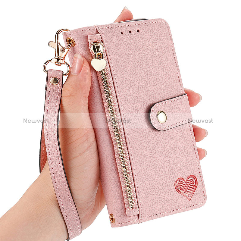 Leather Case Stands Flip Cover Holder S16D for Samsung Galaxy S23 Ultra 5G