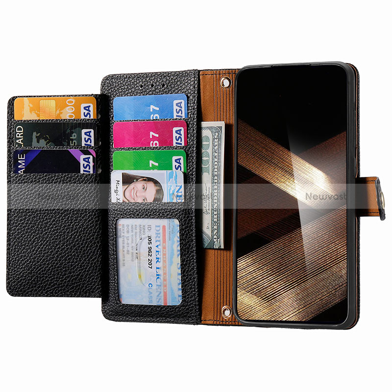 Leather Case Stands Flip Cover Holder S16D for Xiaomi Mi 13T 5G