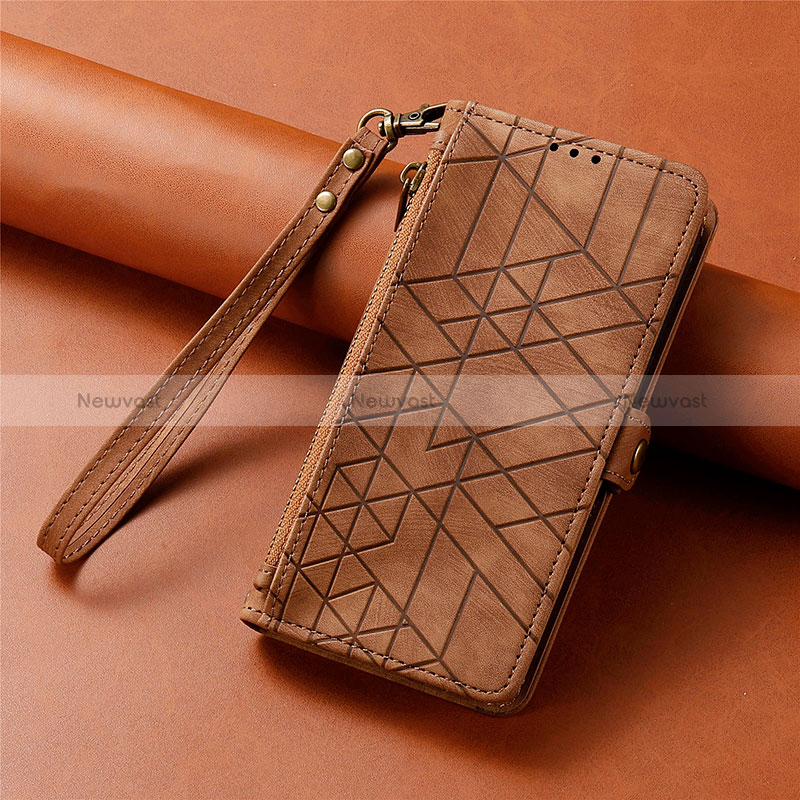 Leather Case Stands Flip Cover Holder S18D for Huawei Mate 60 Pro