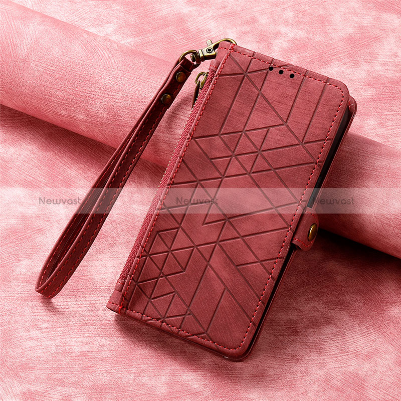 Leather Case Stands Flip Cover Holder S18D for Samsung Galaxy S23 5G