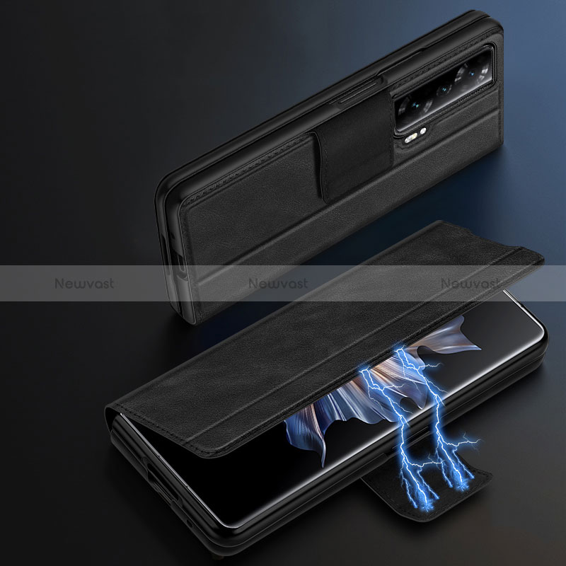 Leather Case Stands Flip Cover Holder SD1 for Huawei Honor Magic Vs Ultimate 5G