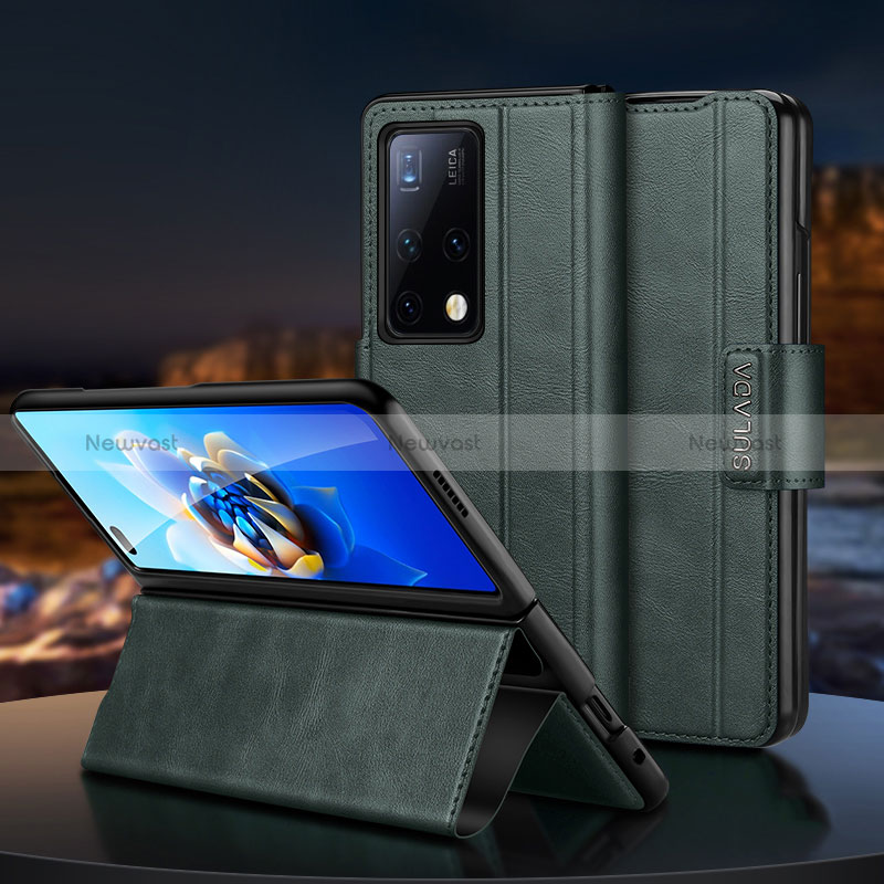 Leather Case Stands Flip Cover Holder SD1 for Huawei Mate X2