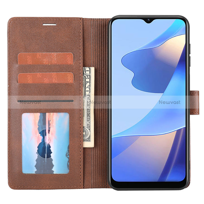 Leather Case Stands Flip Cover Holder SY1 for Oppo A16