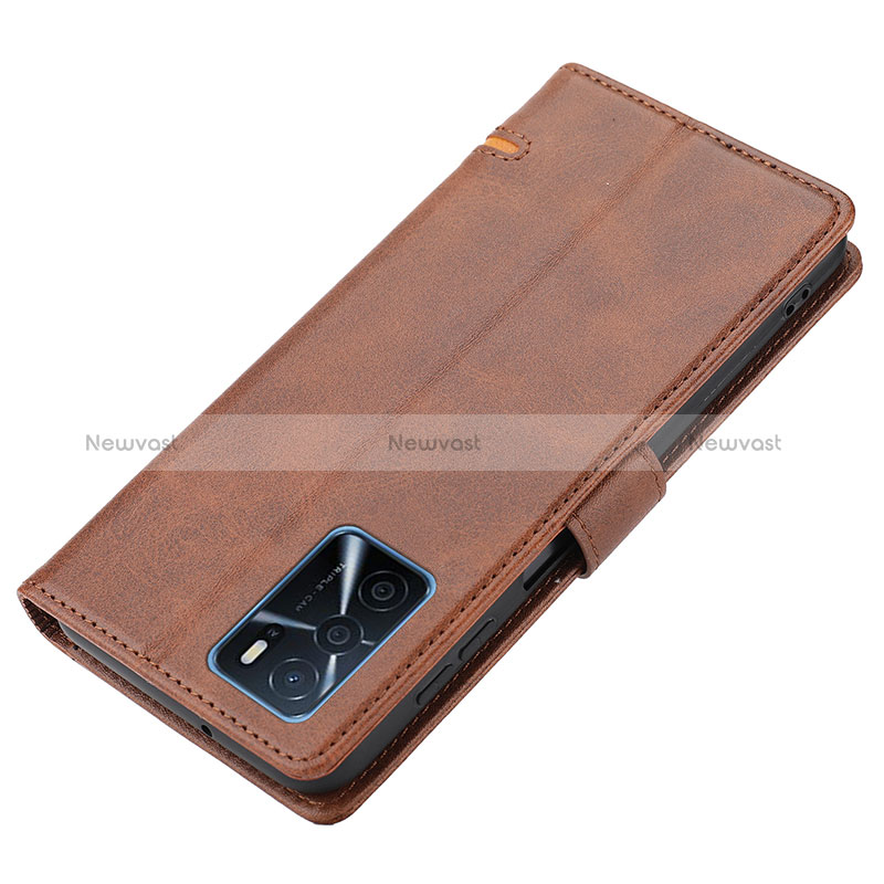 Leather Case Stands Flip Cover Holder SY1 for Oppo A16s