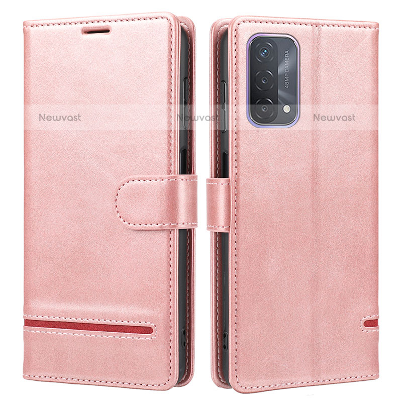 Leather Case Stands Flip Cover Holder SY1 for Oppo A93 5G