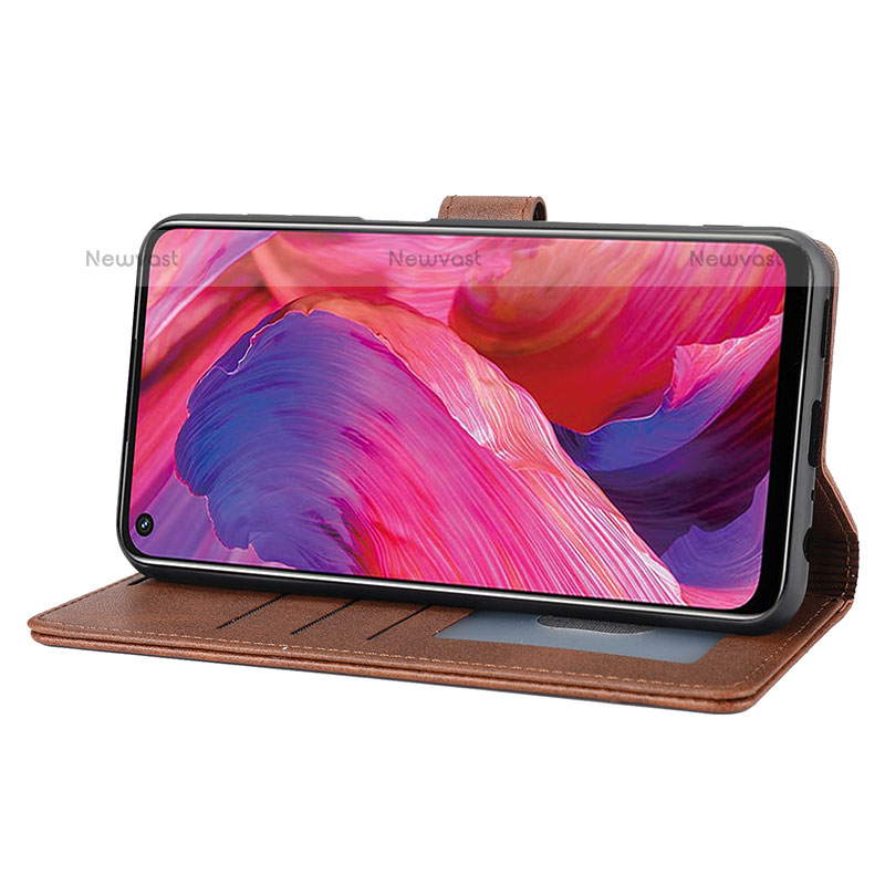 Leather Case Stands Flip Cover Holder SY1 for Oppo A93 5G