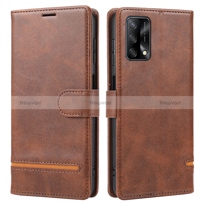 Leather Case Stands Flip Cover Holder SY1 for Oppo F19