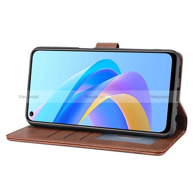 Leather Case Stands Flip Cover Holder SY1 for Oppo Reno6 Lite