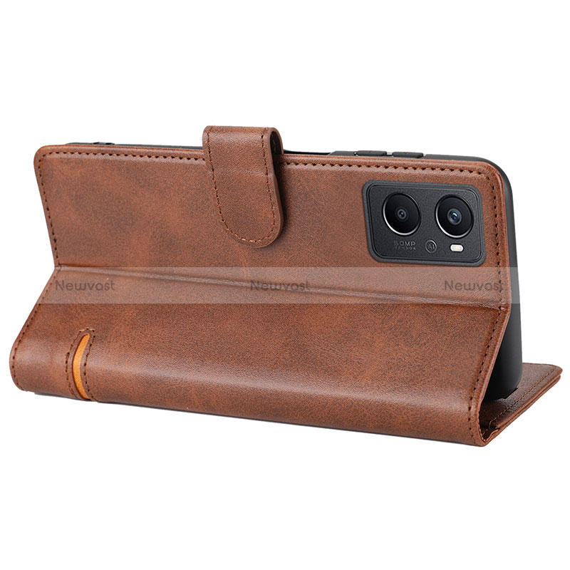 Leather Case Stands Flip Cover Holder SY1 for Oppo Reno7 Z 5G