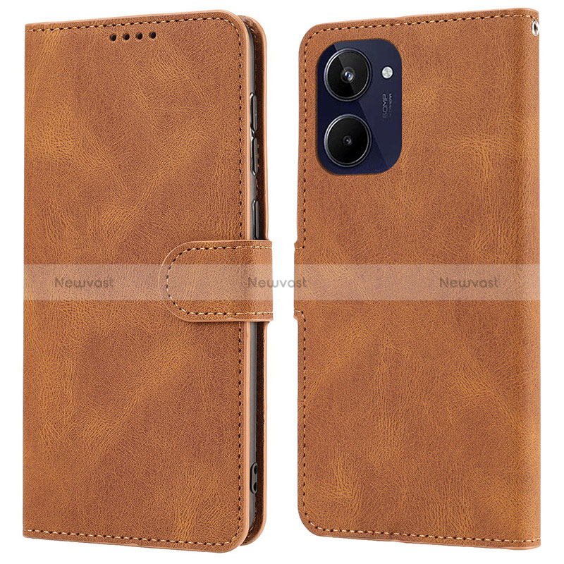 Leather Case Stands Flip Cover Holder SY1 for Realme 10 4G