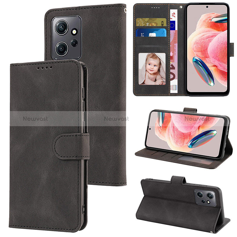 Leather Case Stands Flip Cover Holder SY1 for Xiaomi Redmi Note 12 4G