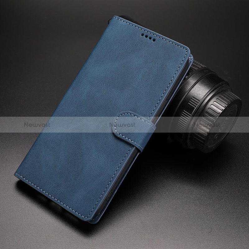 Leather Case Stands Flip Cover Holder SY3 for Google Pixel 6 Pro 5G Blue