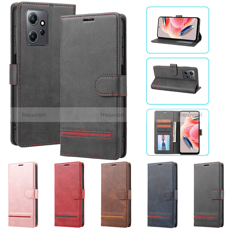 Leather Case Stands Flip Cover Holder SY3 for Xiaomi Redmi Note 12 4G