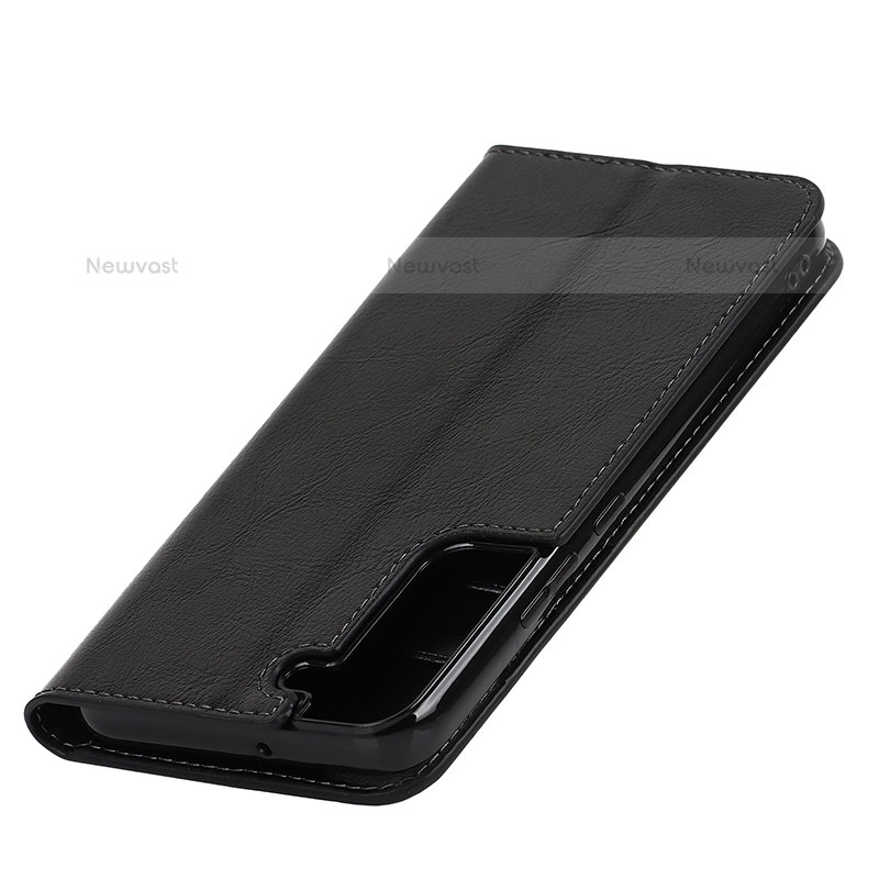 Leather Case Stands Flip Cover Holder T01D for Samsung Galaxy S21 FE 5G