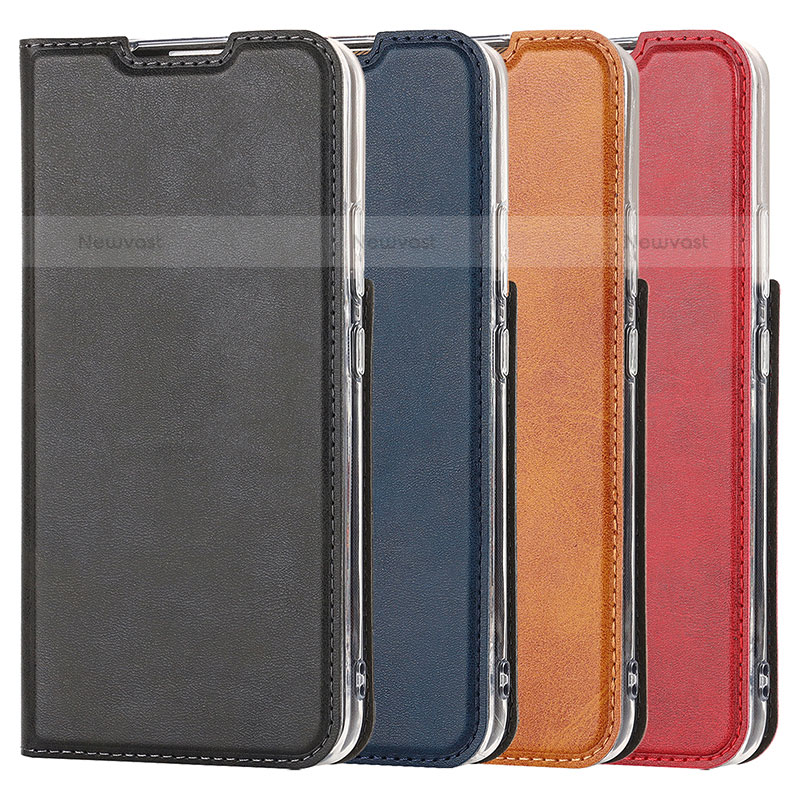 Leather Case Stands Flip Cover Holder T03D for Samsung Galaxy S22 Plus 5G