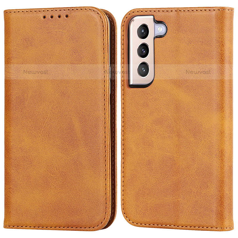 Leather Case Stands Flip Cover Holder T06D for Samsung Galaxy S22 Plus 5G