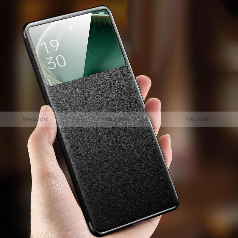 Leather Case Stands Flip Cover Holder TB1 for Oppo Find X6 Pro 5G