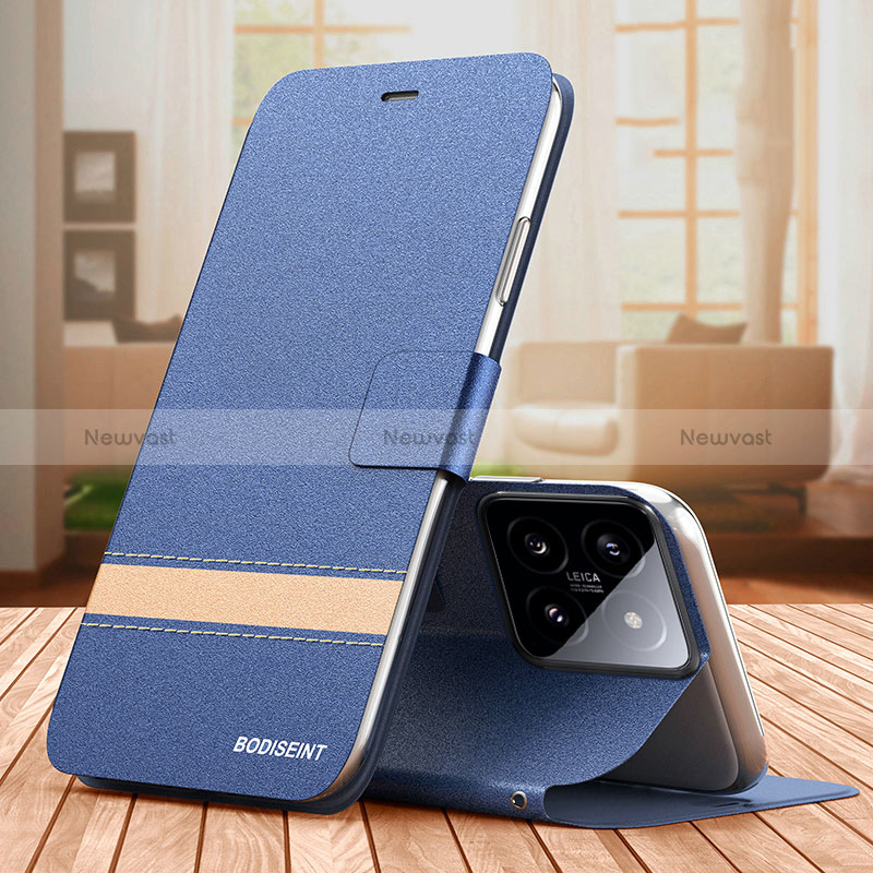 Leather Case Stands Flip Cover Holder TB1 for Xiaomi Mi 14 Pro 5G