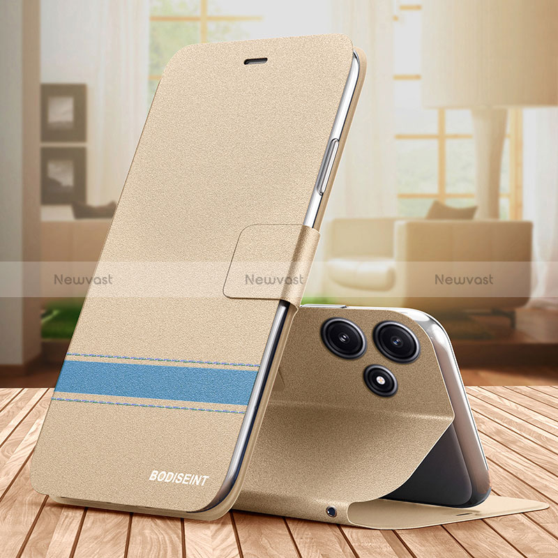 Leather Case Stands Flip Cover Holder TB1 for Xiaomi Redmi 12 5G