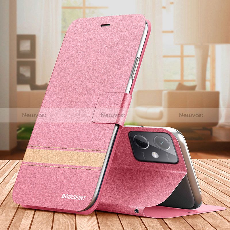 Leather Case Stands Flip Cover Holder TB1 for Xiaomi Redmi Note 12R Pro 5G