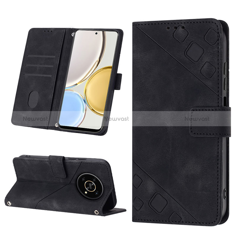 Leather Case Stands Flip Cover Holder Y01B for Huawei Honor Magic4 Lite 5G