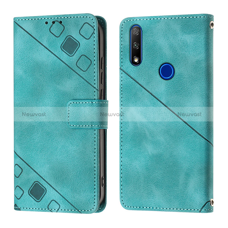 Leather Case Stands Flip Cover Holder Y01B for Huawei P Smart Z (2019)