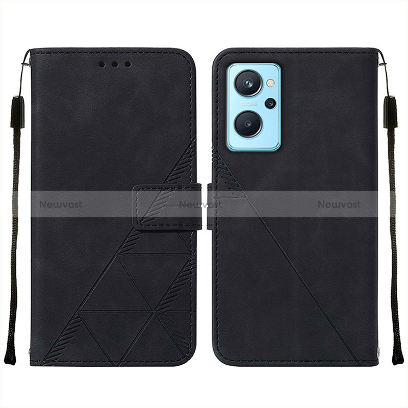 Leather Case Stands Flip Cover Holder Y01B for Oppo A96 4G