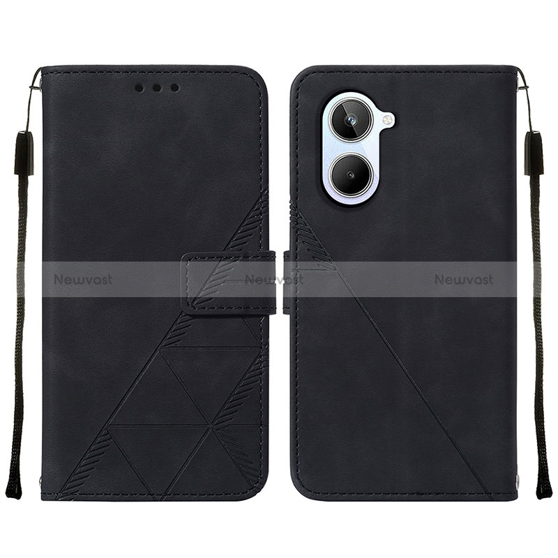 Leather Case Stands Flip Cover Holder Y01B for Realme 10 4G