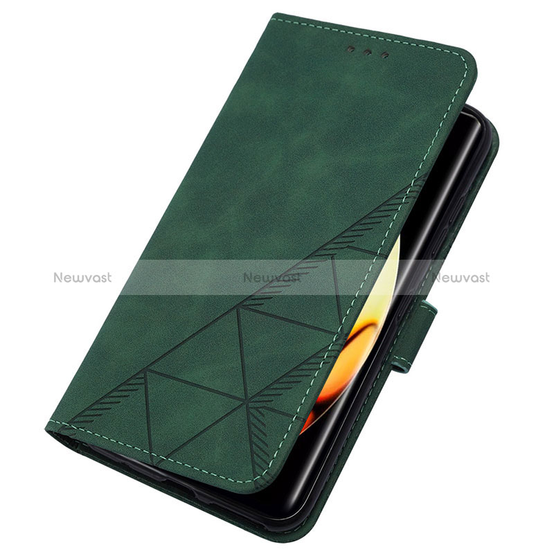 Leather Case Stands Flip Cover Holder Y01B for Realme 10 Pro+ Plus 5G