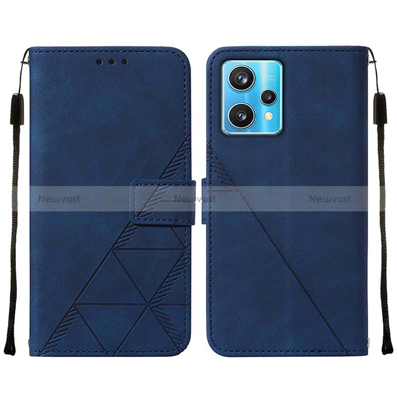 Leather Case Stands Flip Cover Holder Y01B for Realme 9 Pro 5G