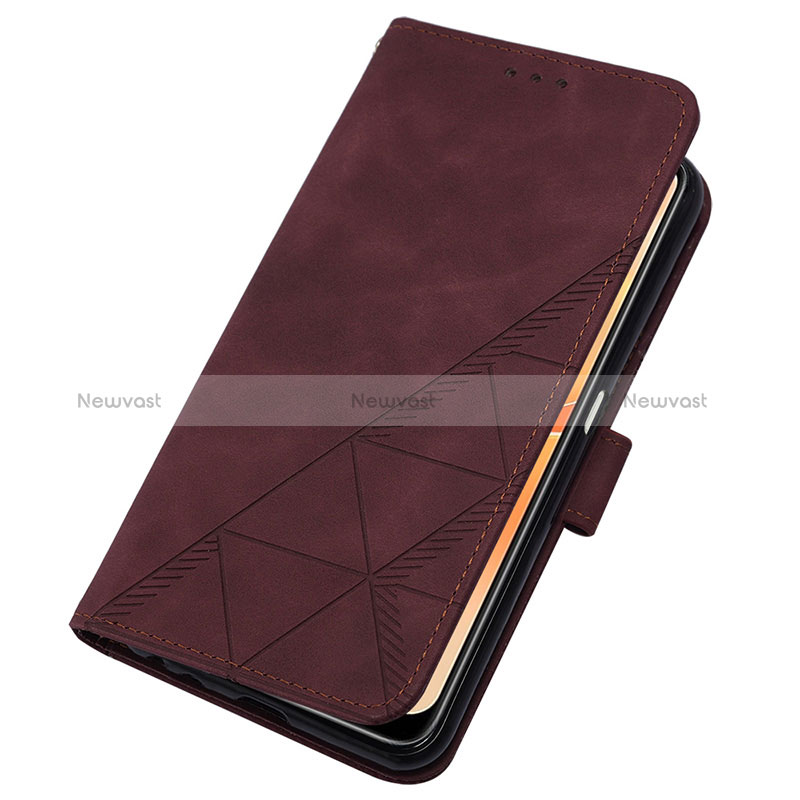 Leather Case Stands Flip Cover Holder Y01B for Realme C31