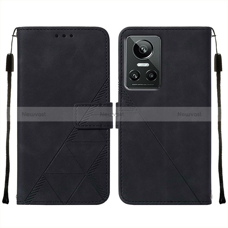 Leather Case Stands Flip Cover Holder Y01B for Realme GT Neo3 5G