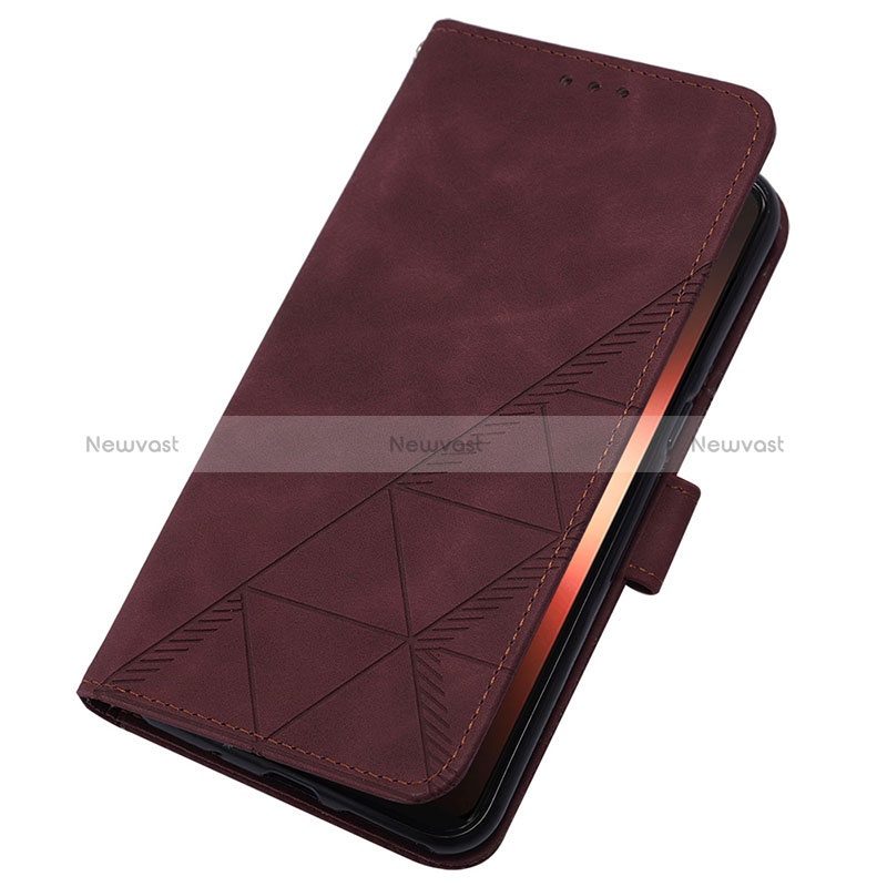 Leather Case Stands Flip Cover Holder Y01B for Realme GT Neo6 5G