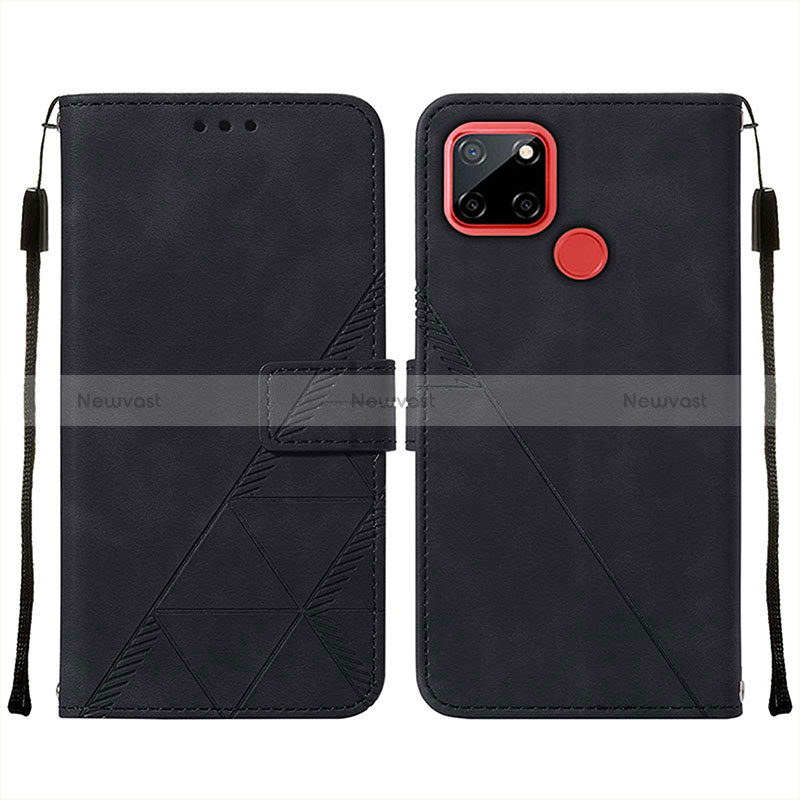 Leather Case Stands Flip Cover Holder Y01B for Realme Narzo 20