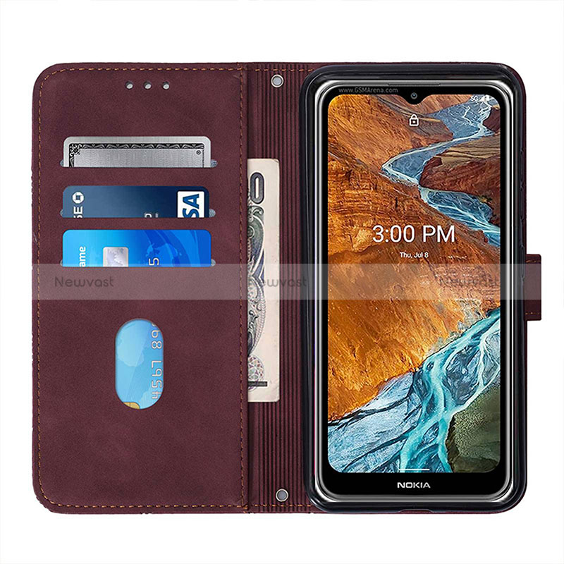 Leather Case Stands Flip Cover Holder Y01B for Samsung Galaxy A03 Core