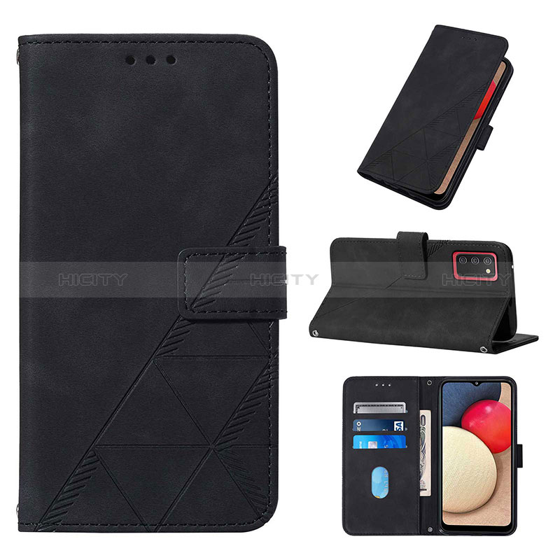 Leather Case Stands Flip Cover Holder Y01B for Samsung Galaxy A03s