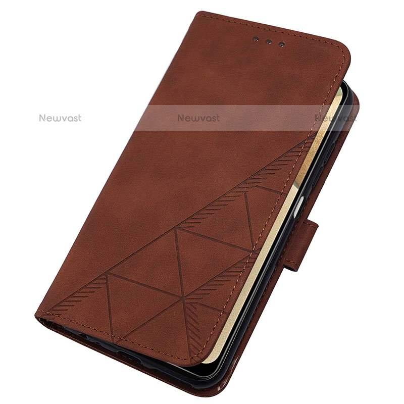 Leather Case Stands Flip Cover Holder Y01B for Samsung Galaxy A12