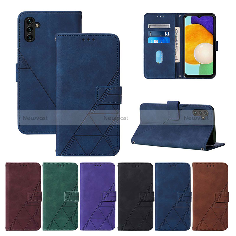 Leather Case Stands Flip Cover Holder Y01B for Samsung Galaxy A13 5G