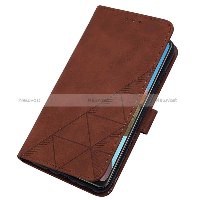 Leather Case Stands Flip Cover Holder Y01B for Samsung Galaxy A21s