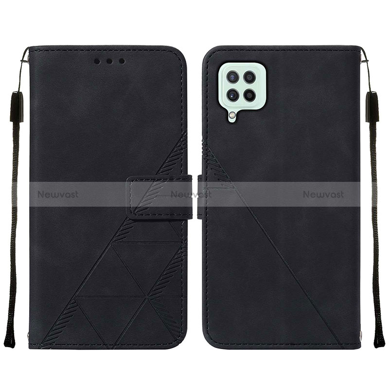 Leather Case Stands Flip Cover Holder Y01B for Samsung Galaxy A22 4G