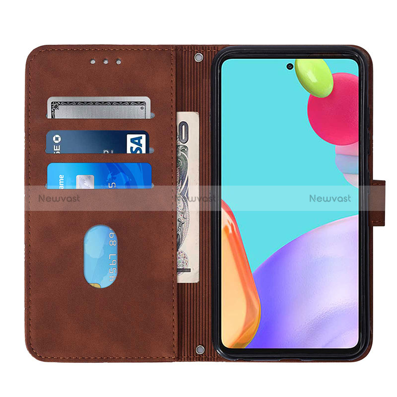 Leather Case Stands Flip Cover Holder Y01B for Samsung Galaxy A52 4G