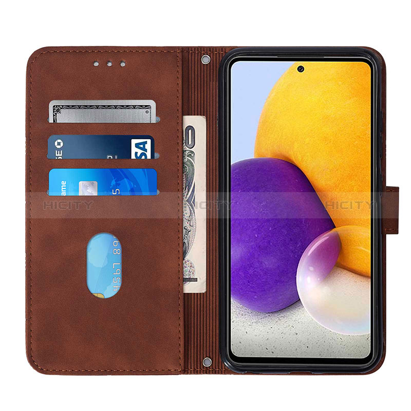 Leather Case Stands Flip Cover Holder Y01B for Samsung Galaxy A72 4G