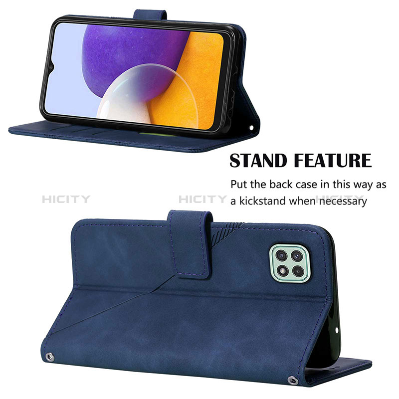 Leather Case Stands Flip Cover Holder Y01B for Samsung Galaxy F42 5G