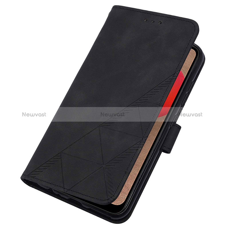 Leather Case Stands Flip Cover Holder Y01B for Samsung Galaxy M02s